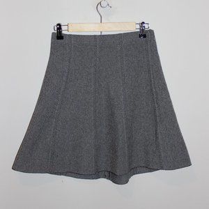 ZARA (Basic) || Grey Pleated Mini Skirt